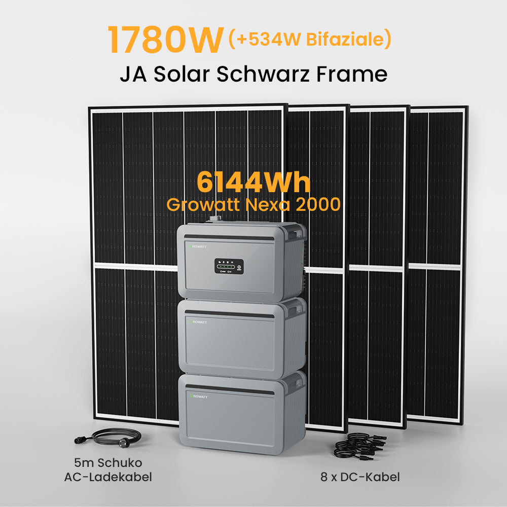 Growatt NEXA 2000 All-in-One Speicher für Balkonkraftwerke