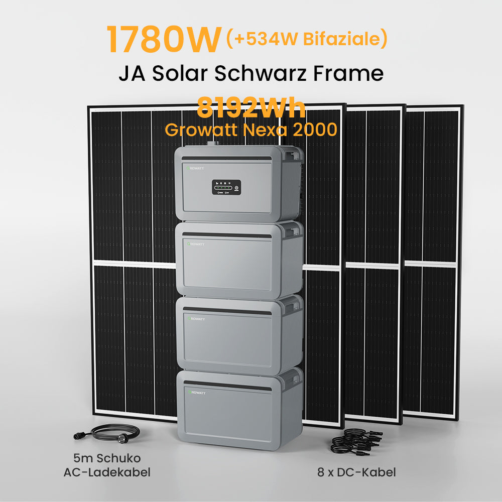 Growatt NEXA 2000 All-in-One Speicher für Balkonkraftwerke