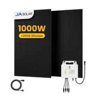 SolaX Balkonkraftwerk Set, 900/1000Wp Bifaziale Solarmodule, Power X1 800W Wechselrichter, by Powerness (dealclub)