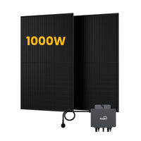 Powerness Balkon Zonnepanelen Set, 900/1000 Wp Bifaciale Zonnepanelen, 800 W TSUN TSOL-MS800 Micro-Omvormer Aanbieding