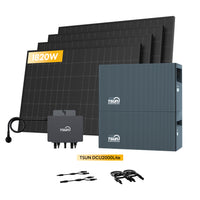 <tc>TSUN</tc> <tc>DCU</tc>2000Lite <tc>Batterie de stockage solaire</tc> pour <tc>Balcon</tc>centrales électriques, avec 4 bifaciales de 450 W <tc>Panneaux solaires</tc> &  Micro- 800W<tc>Micro-onduleur</tc>. par la Puissance