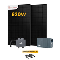 TSUN DCU2000Lite Solarspeicher für Balkonkraftwerke, mit 2 x 460W Jolywood Bifaziale Solarmodule & 800W Mikro‑Wechselrichter. by Powerness (dealclub)