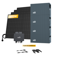 Système de stockage tout-en-un Growatt NOAH 2000 pour centrales solaires de balcon, avec 4 modules solaires bifaciaux JA Solar de 450 W, par Powerness 