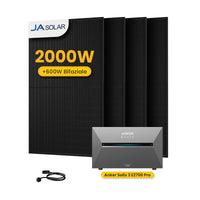 Anker SOLIX Solarbank 3 E2700 Pro, mit 4 x 500 JA Solar Bifaziale Solarmodule.by Powerness