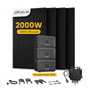 6144Wh Batterie Speicher + 4 x 500W Bifaziale Solarmodule + 800W Wechselrichter / Selbstabholung