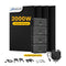 8192Wh Batterie Speicher + 4 x 500W Bifaziale Solarmodule + 800W Wechselrichter